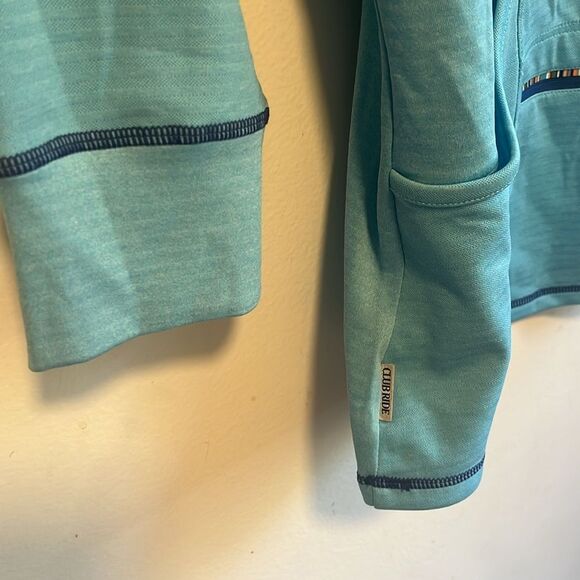 EXCELLENT CONDITION WOMEN’S XL CLUB RIDE CYCLING SHIRT 1/4 ZIP AND 3/4 SLEEVE - Picture 9 of 9